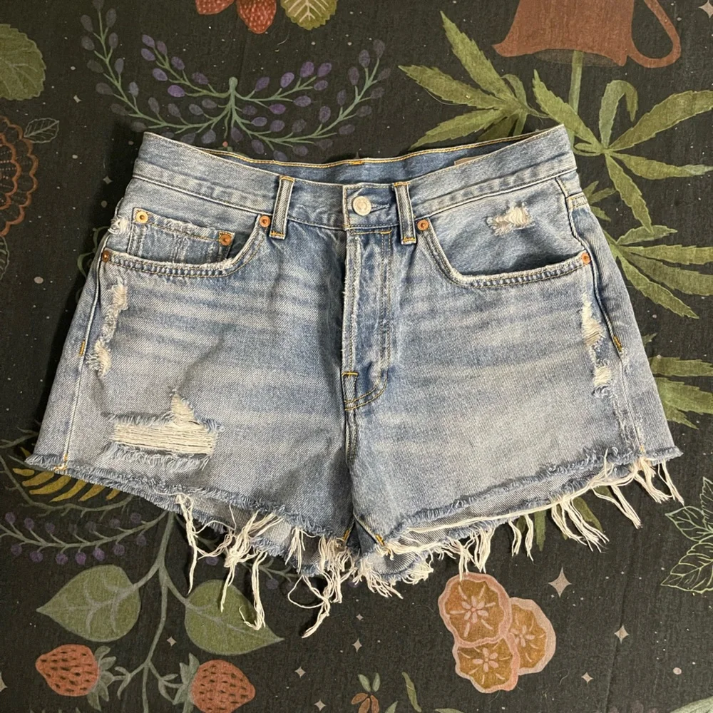 All Saints Mai destroyed shorts - Picture 4 of 8